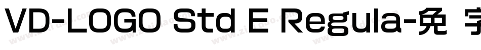VD-LOGO Std E Regula字体转换